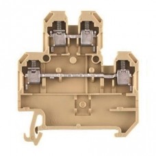 Κλέμμα Ράγας 4mm² Διπλή Γκρι 31053D